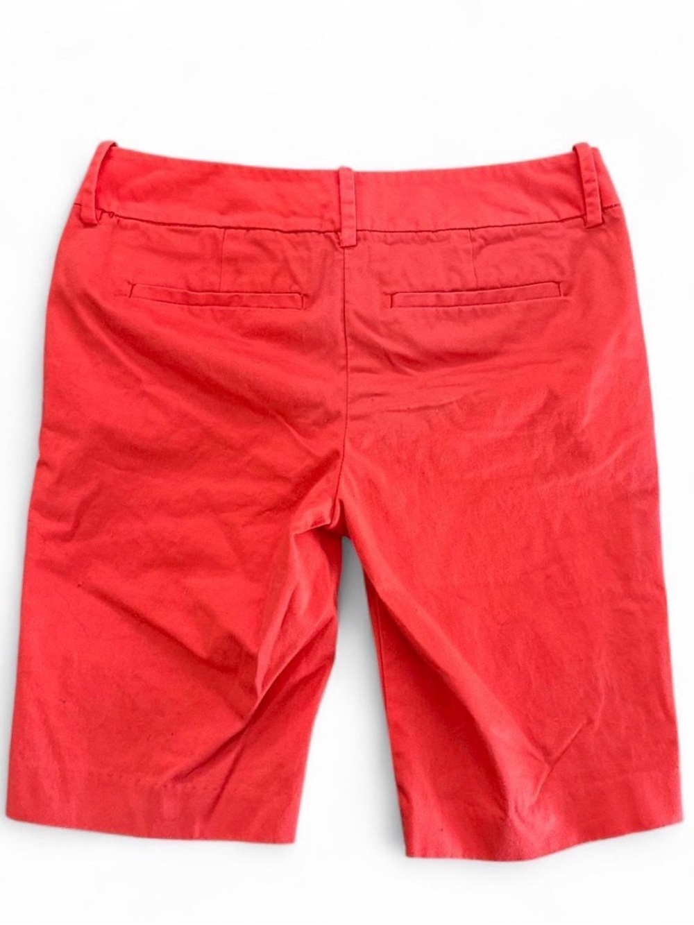 Women’s Pink Orange Coral Mossimo Bermuda Shorts Sz 4
